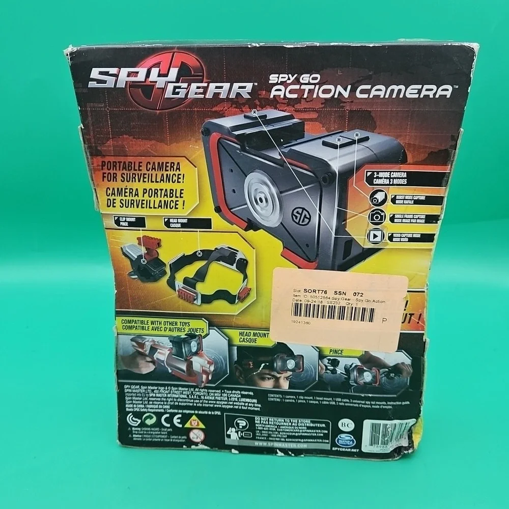 SpyGear Go Action Camera Brand New‎ NIB NOS Kids Toy Vintage
